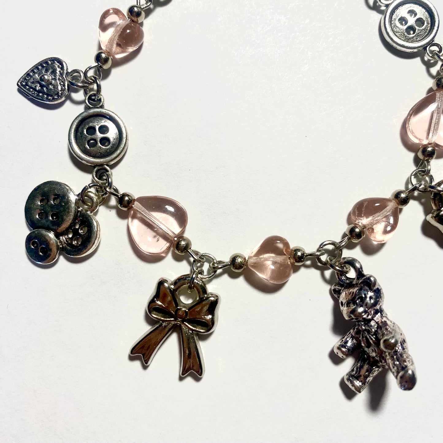 Buttons βn Bows Bracelet